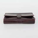 GUCCI GG Supreme Clutch Bag PVC Leather 4 Set Beige Black Auth 156746-18