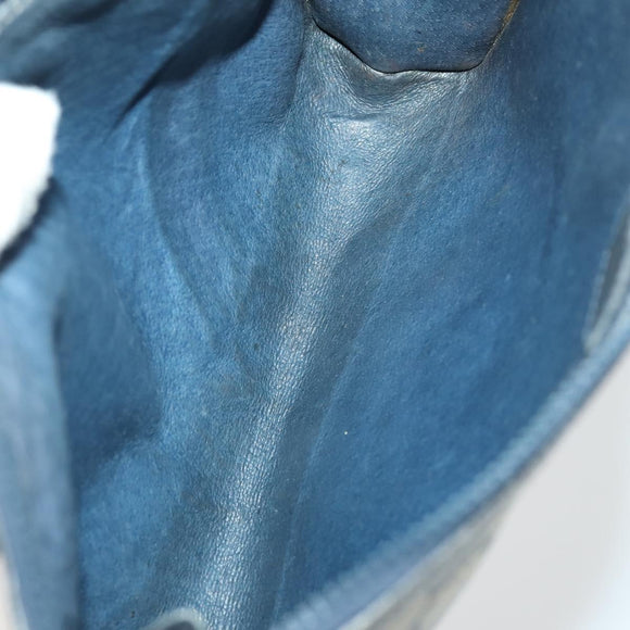 GUCCI GG Supreme Clutch Bag PVC Leather 4 Set Beige Black Auth 156746