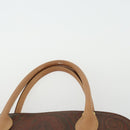 ETRO Paisley Hand Bag PVC 2 Set Brown Auth 156748-14
