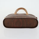 ETRO Paisley Hand Bag PVC 2 Set Brown Auth 156748-15