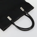 GUCCI Hand Bag Leather Nylon 3 Set Black Auth 156749-13