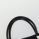GUCCI Hand Bag Leather Nylon 3 Set Black Auth 156749-14