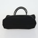 GUCCI Hand Bag Leather Nylon 3 Set Black Auth 156749-15