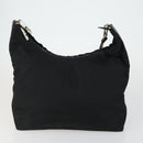 GUCCI Hand Bag Leather Nylon 3 Set Black Auth 156749-2