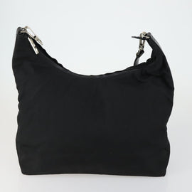 GUCCI Hand Bag Leather Nylon 3 Set Black Auth 156749 - 0