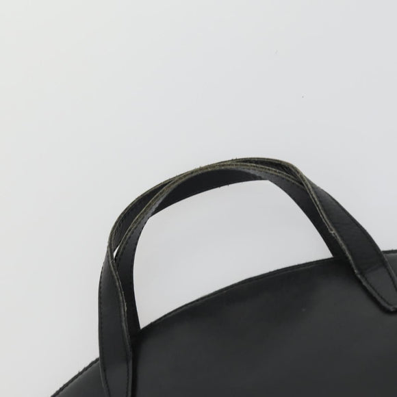 GUCCI Hand Bag Leather Nylon 3 Set Black Auth 156749