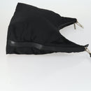GUCCI Hand Bag Leather Nylon 3 Set Black Auth 156749-4