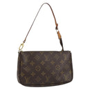 LOUIS VUITTON Monogram Pochette Accessoires Pouch M51980 LV Auth 156752-1