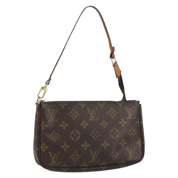 LOUIS VUITTON Monogram Pochette Accessoires Pouch M51980 LV Auth 156752