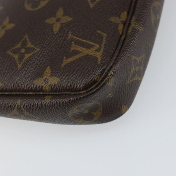 LOUIS VUITTON Monogram Pochette Accessoires Pouch M51980 LV Auth 156752