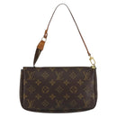 LOUIS VUITTON Monogram Pochette Accessoires Pouch M51980 LV Auth 156752-2
