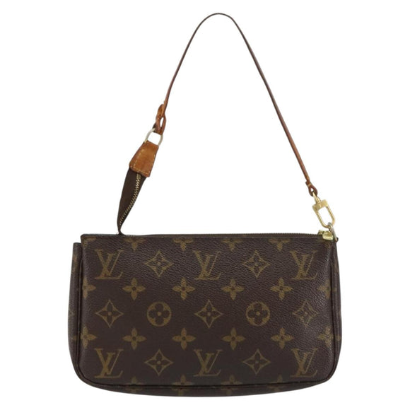 LOUIS VUITTON Monogram Pochette Accessoires Pouch M51980 LV Auth 156752