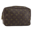 LOUIS VUITTON Monogram Trousse Toilette 23 Clutch Bag M47524 LV Auth 156754-1