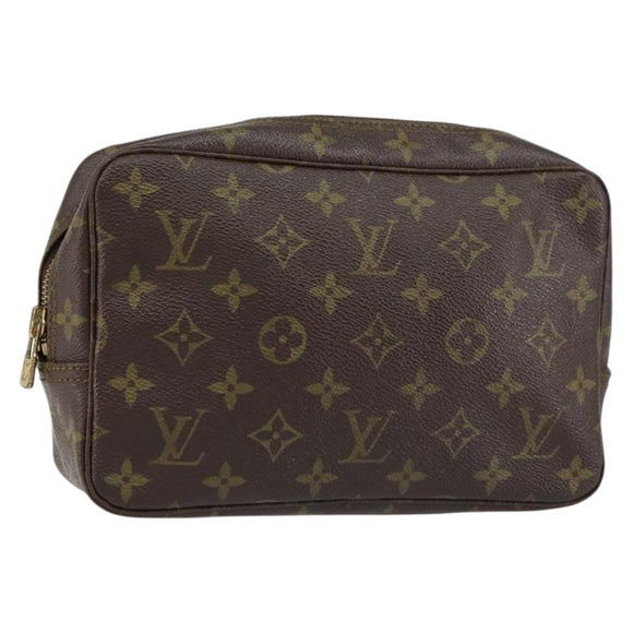 LOUIS VUITTON Monogram Trousse Toilette 23 Clutch Bag M47524 LV Auth 156754