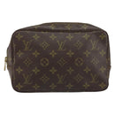 LOUIS VUITTON Monogram Trousse Toilette 23 Clutch Bag M47524 LV Auth 156754-13