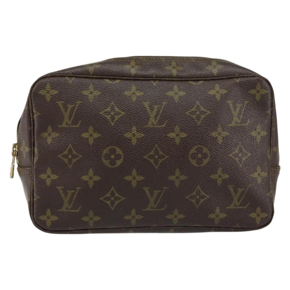 LOUIS VUITTON Monogram Trousse Toilette 23 Clutch Bag M47524 LV Auth 156754