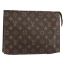 LOUIS VUITTON Monogram Poche Toilette 26 Pouch M47542 LV Auth 156755-1