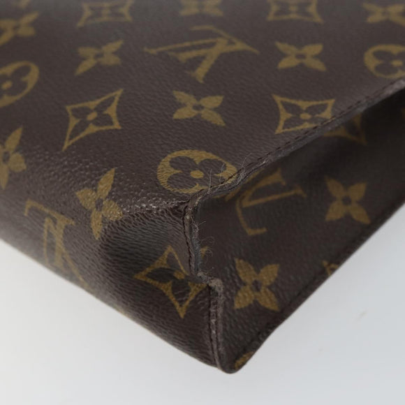 LOUIS VUITTON Monogram Poche Toilette 26 Pouch M47542 LV Auth 156755