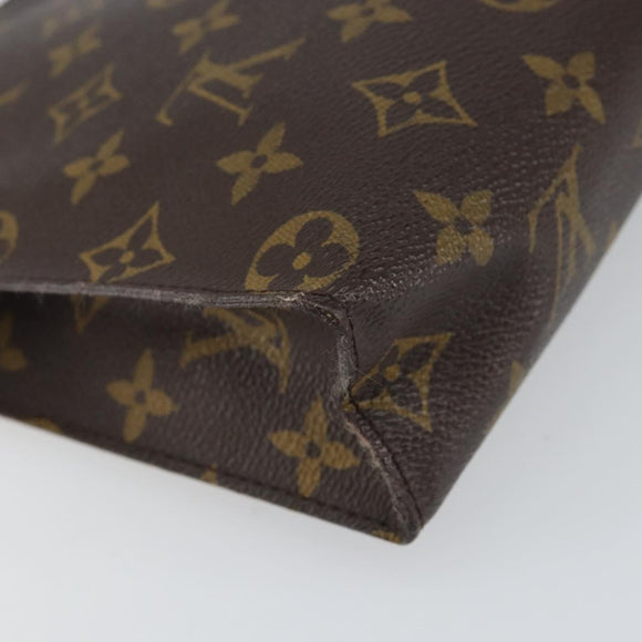 LOUIS VUITTON Monogram Poche Toilette 26 Pouch M47542 LV Auth 156755