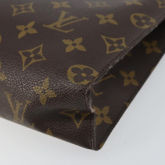 LOUIS VUITTON Monogram Poche Toilette 26 Pouch M47542 LV Auth 156755