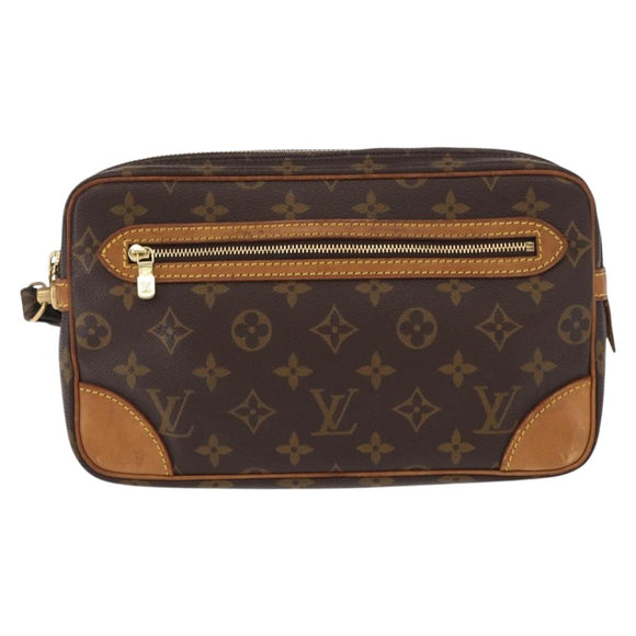 LOUIS VUITTON Monogram Marly Dragonne GM Clutch Bag M51825 LV Auth 156756