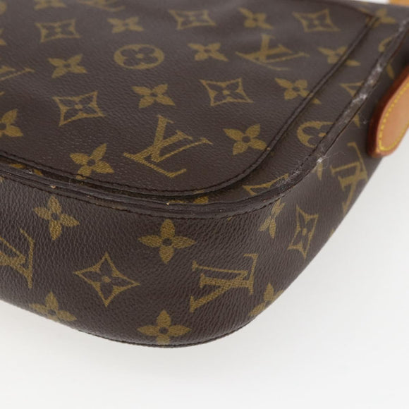 LOUIS VUITTON Monogram Saint Cloud GM Shoulder Bag M51242 LV Auth 156757
