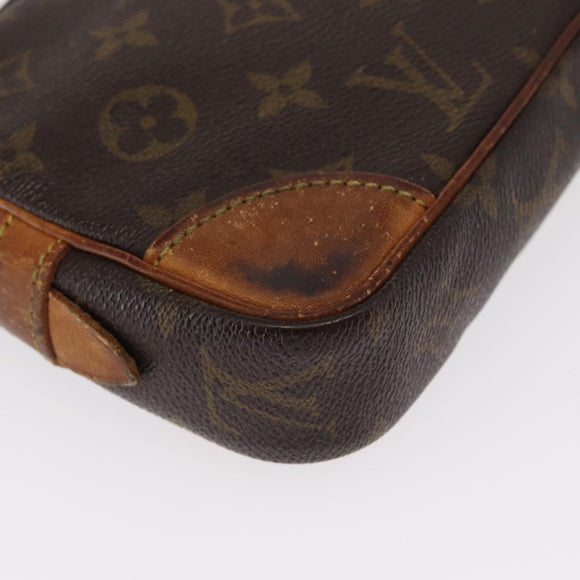LOUIS VUITTON Monogram Marly Dragonne PM Clutch Bag M51827 LV Auth 156759