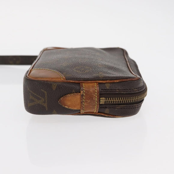 LOUIS VUITTON Monogram Marly Dragonne PM Clutch Bag M51827 LV Auth 156759