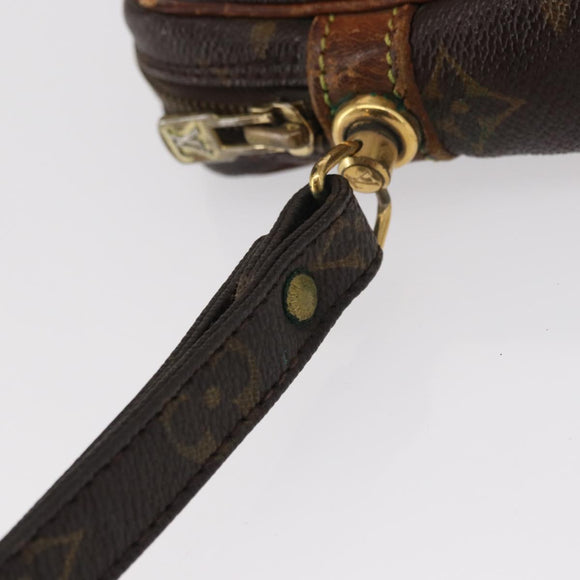 LOUIS VUITTON Monogram Marly Dragonne PM Clutch Bag M51827 LV Auth 156759