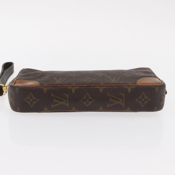 LOUIS VUITTON Monogram Marly Dragonne PM Clutch Bag M51827 LV Auth 156759