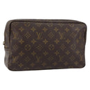 LOUIS VUITTON Monogram Trousse Toilette 28 Clutch Bag M47522 LV Auth 156761-1