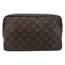 LOUIS VUITTON Monogram Trousse Toilette 28 Clutch Bag M47522 LV Auth 156761-2