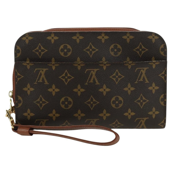 LOUIS VUITTON Monogram Orsay Clutch Bag M51790 LV Auth 156765