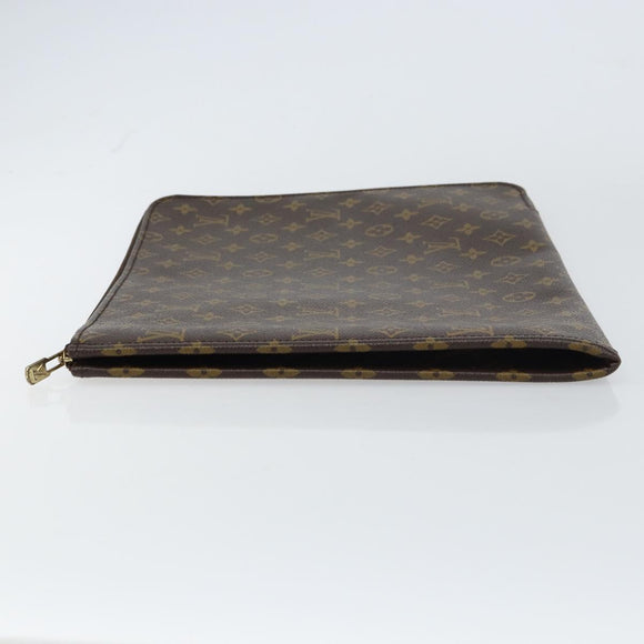 LOUIS VUITTON Monogram Posh Documents Briefcase M53457 LV Auth 156766