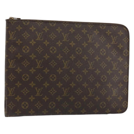LOUIS VUITTON Monogram Posh Documents Briefcase M53457 LV Auth 156767
