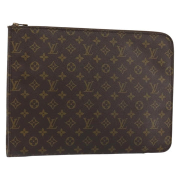 LOUIS VUITTON Monogram Posh Documents Briefcase M53457 LV Auth 156767