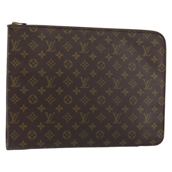 LOUIS VUITTON Monogram Posh Documents Briefcase M53457 LV Auth 156767