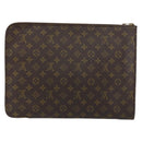 LOUIS VUITTON Monogram Posh Documents Briefcase M53457 LV Auth 156767-2