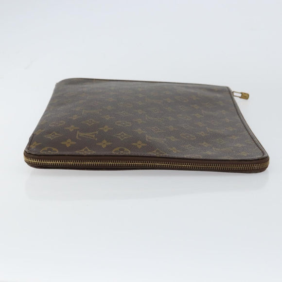 LOUIS VUITTON Monogram Posh Documents Briefcase M53457 LV Auth 156767