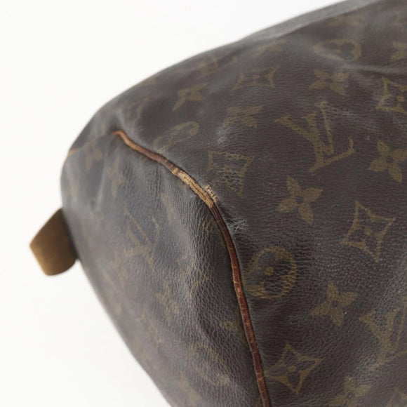 LOUIS VUITTON Monogram Speedy 25 Hand Bag M41528 LV Auth 156769
