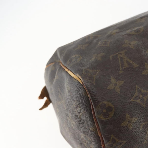 LOUIS VUITTON Monogram Speedy 25 Hand Bag M41528 LV Auth 156769