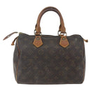 LOUIS VUITTON Monogram Speedy 25 Hand Bag M41528 LV Auth 156769-2