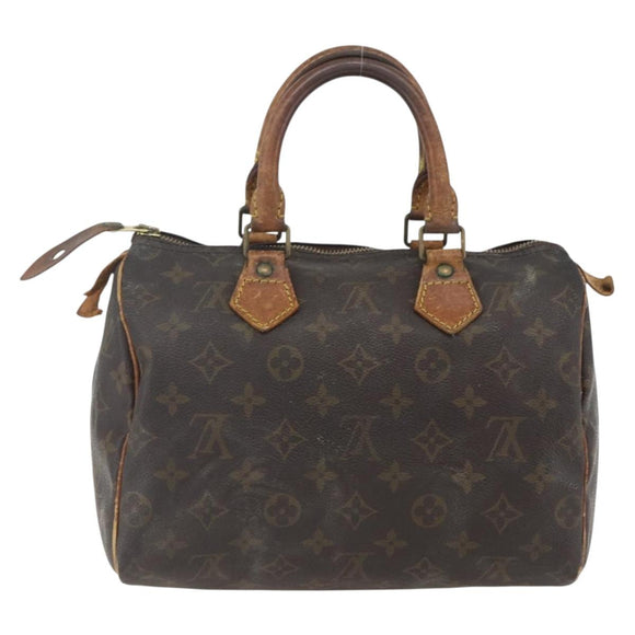 LOUIS VUITTON Monogram Speedy 25 Hand Bag M41528 LV Auth 156769