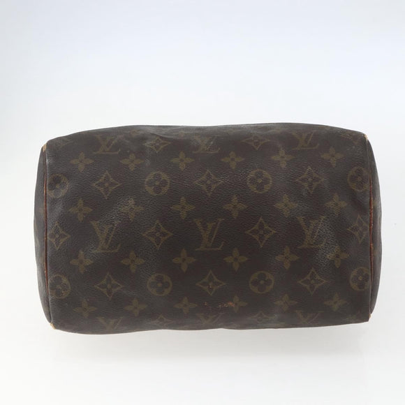 LOUIS VUITTON Monogram Speedy 25 Hand Bag M41528 LV Auth 156769