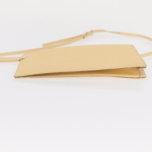 LOUIS VUITTON Epi Rochelle Waist bag Cream M5292A LV Auth 156773