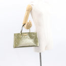 LOUIS VUITTON Monogram Vernis Wilshire PM Bag Gris Art Deco M91627 Auth 156778-22