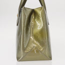 LOUIS VUITTON Monogram Vernis Wilshire PM Bag Gris Art Deco M91627 Auth 156778-3