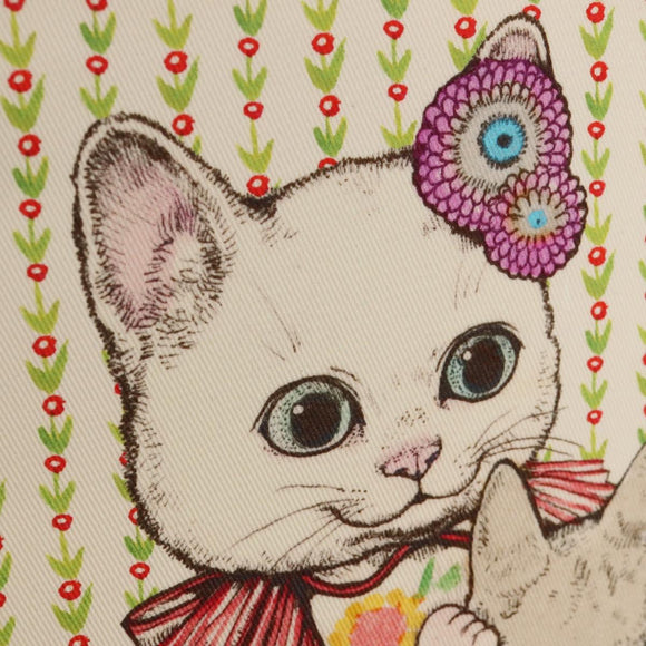 GUCCI Tote Bag Canvas Yellow Silver 605614 Auth 156781M