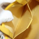 GUCCI Tote Bag Canvas Yellow Silver 605614 Auth 156781M-23