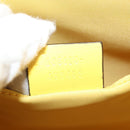 GUCCI Tote Bag Canvas Yellow Silver 605614 Auth 156781M-12